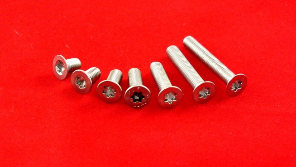 KAI M6 TORX TX30  CSK A4 ST/ST MACHINE SCREW